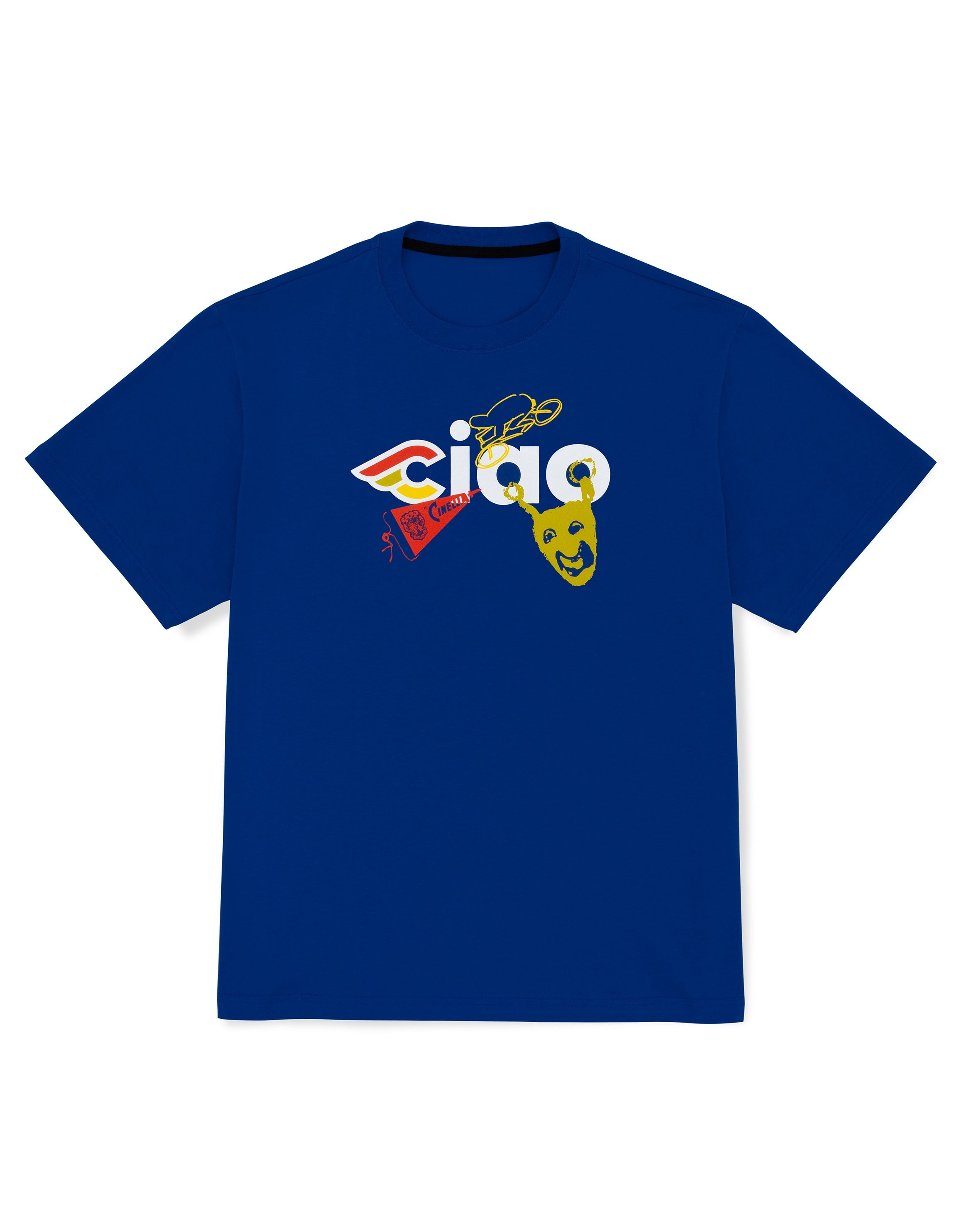 cinelli-t-shirt-ciao-icons-bleu-navy image 1