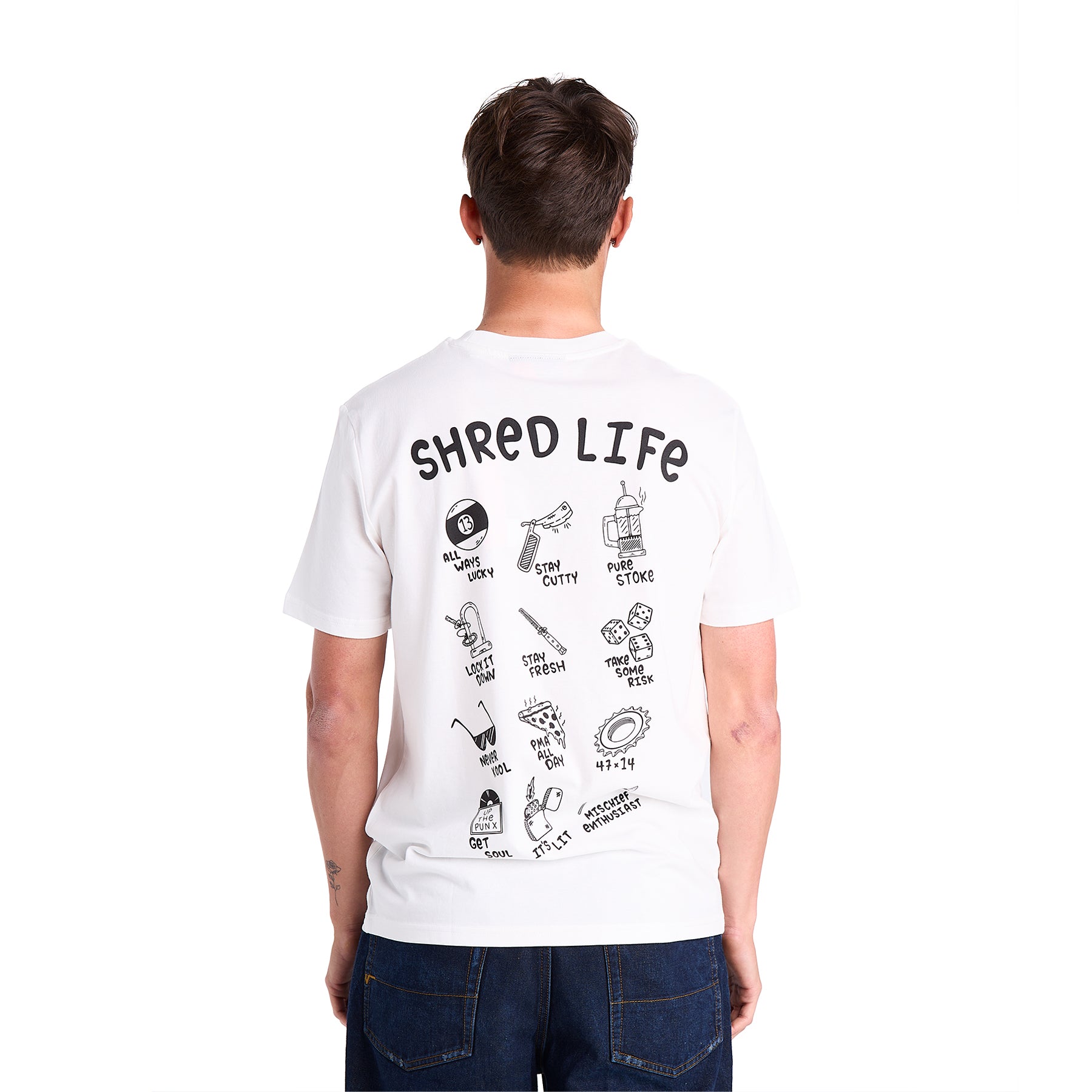cinelli-shred-life-t-shirt-chas-christiansen-blanc image 4