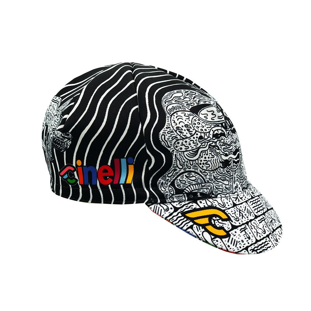 cinelli-art-program-louie-cordero-lolobuko-casquette-cycliste image 1