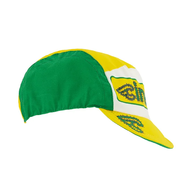 cinelli-explorer-casquette-cycliste-cactus-jaune-et-blanc image 1