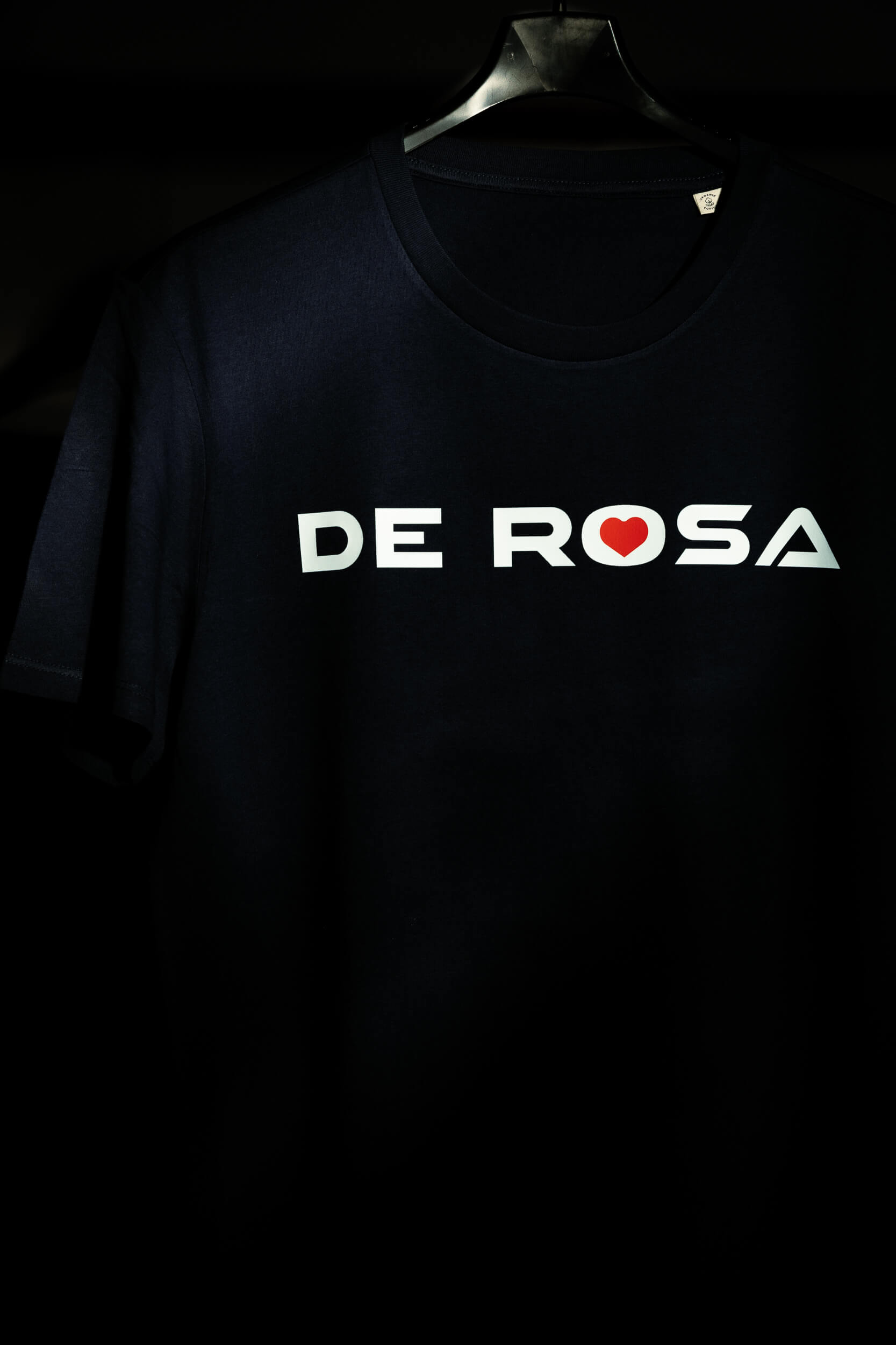 de-rosa-t-shirt-logo-coton-bio-regular-fit image 4