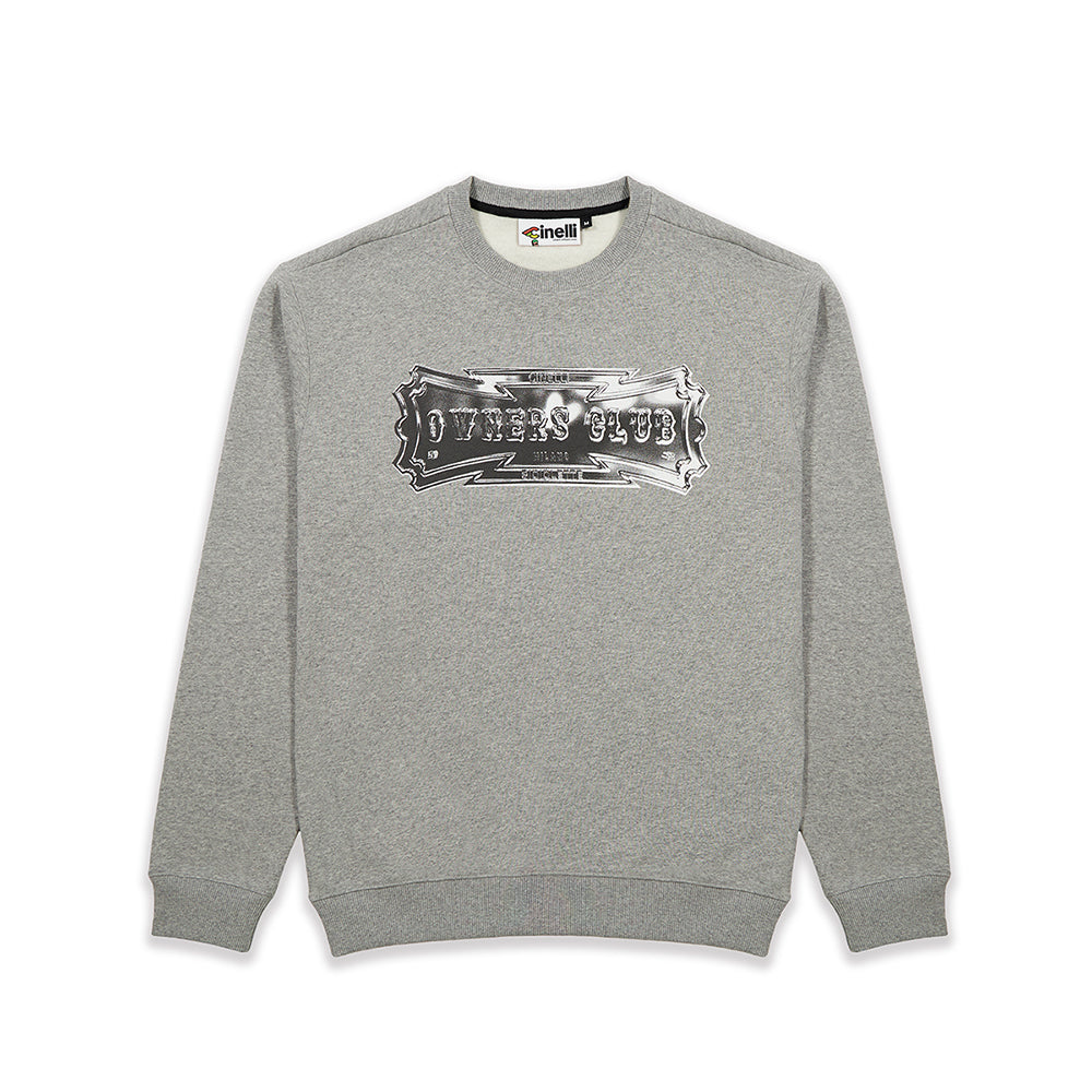 cinelli-owners-club-sweat-crewneck-gris image 1