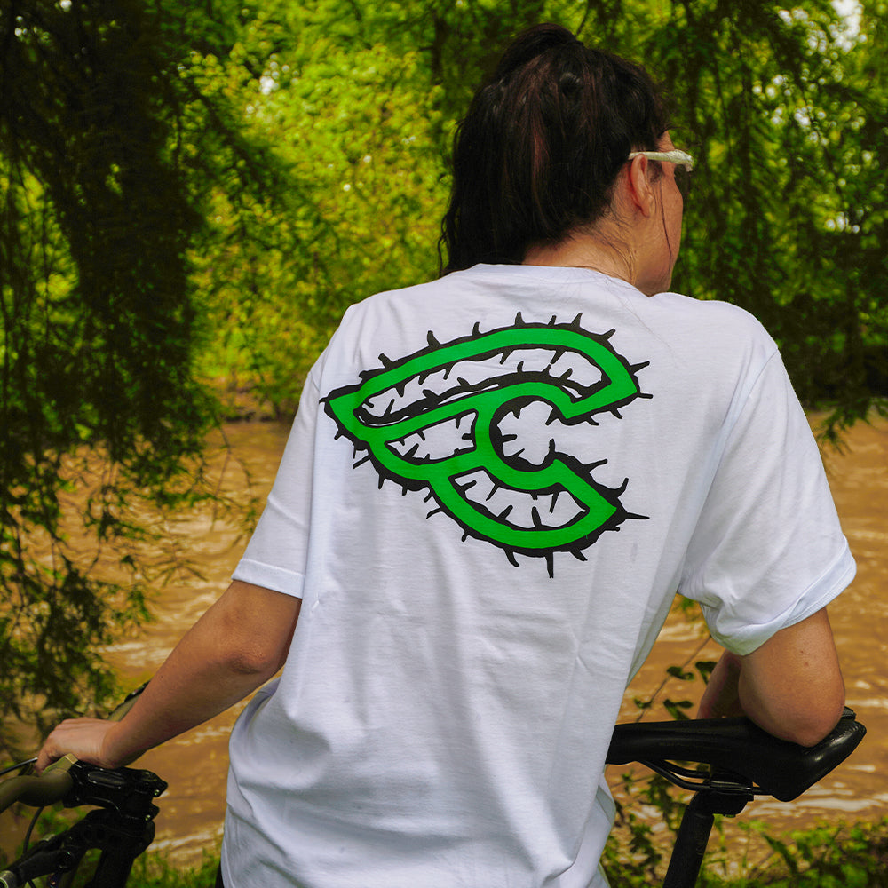 cinelli-t-shirt-cactus-white-coton-bio-lourd image 5