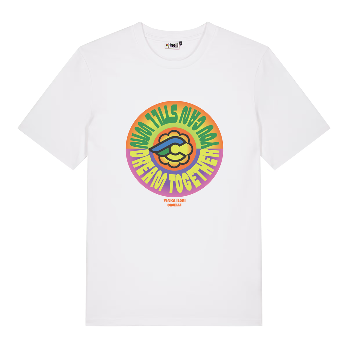 cinelli-yinka-ilori-dream-together-blanc-t-shirt image 1
