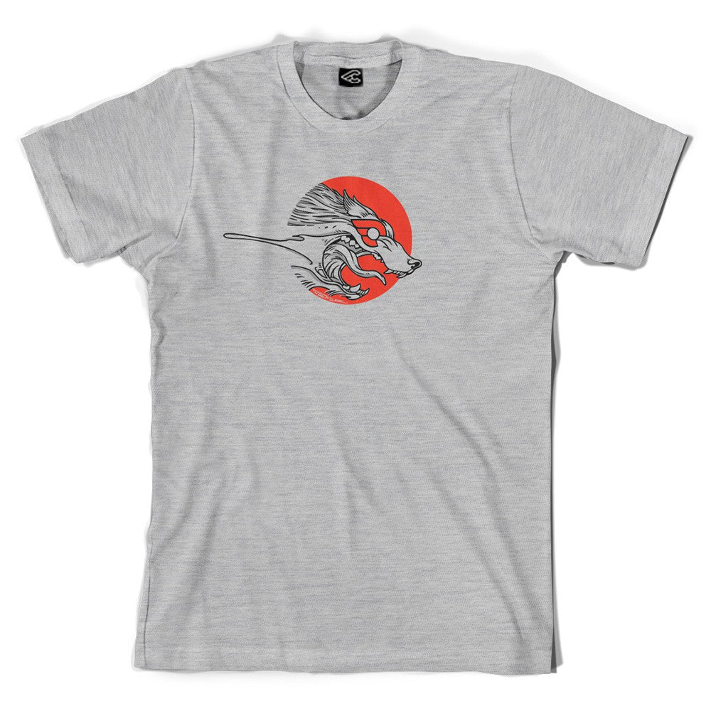 cinelli-sam-turner-the-wolf-t-shirt-gris image 1