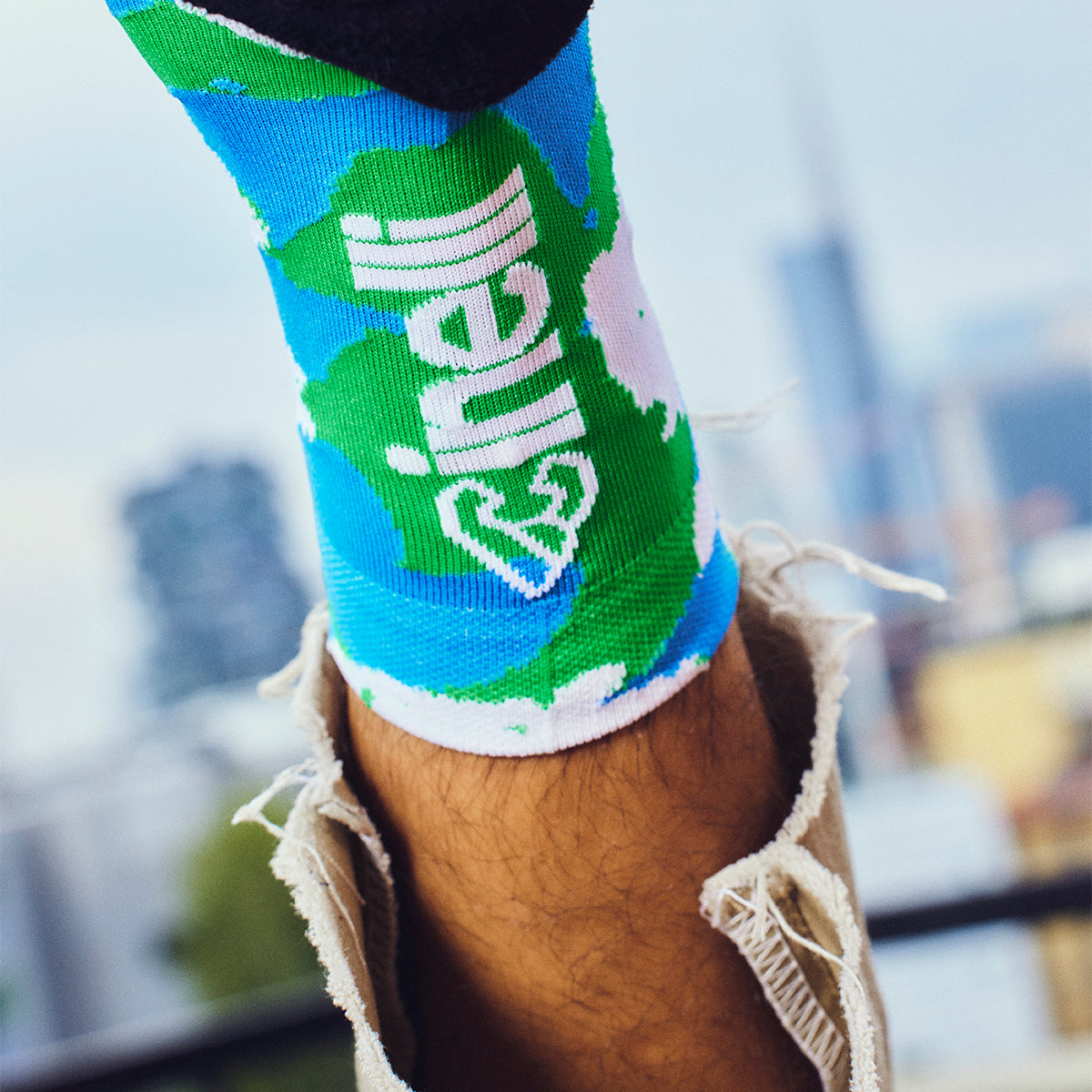 cinelli-chaussettes-cyclisme-global-cycling-vert image 3