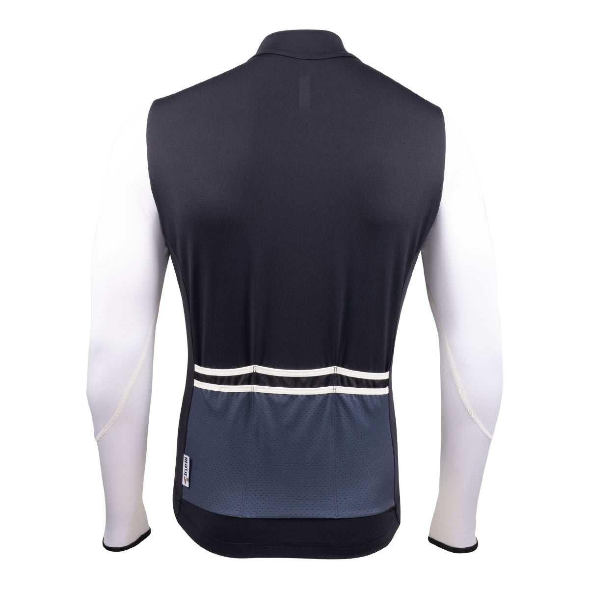cinelli-maillot-supercorsa-manches-longues-noir-blanc image 2