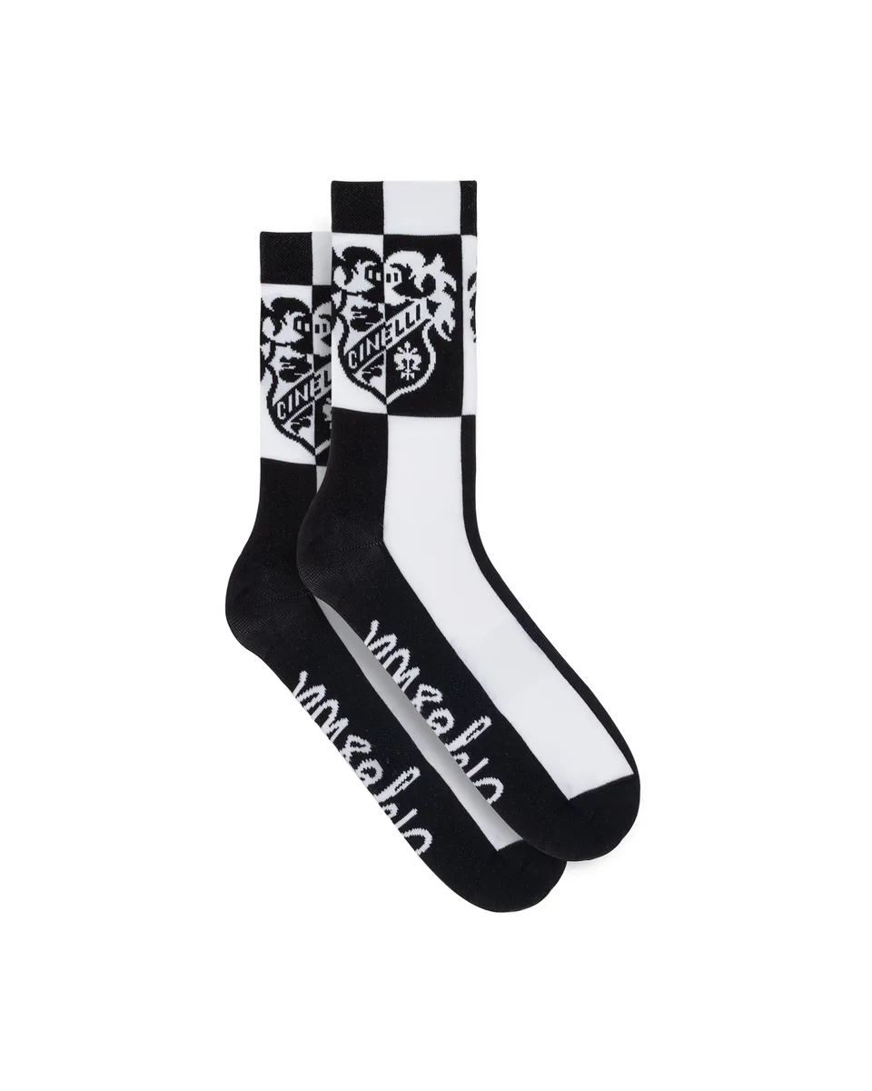 cinelli-crest-pastori-black-n-white-chaussettes-v-lo image 1