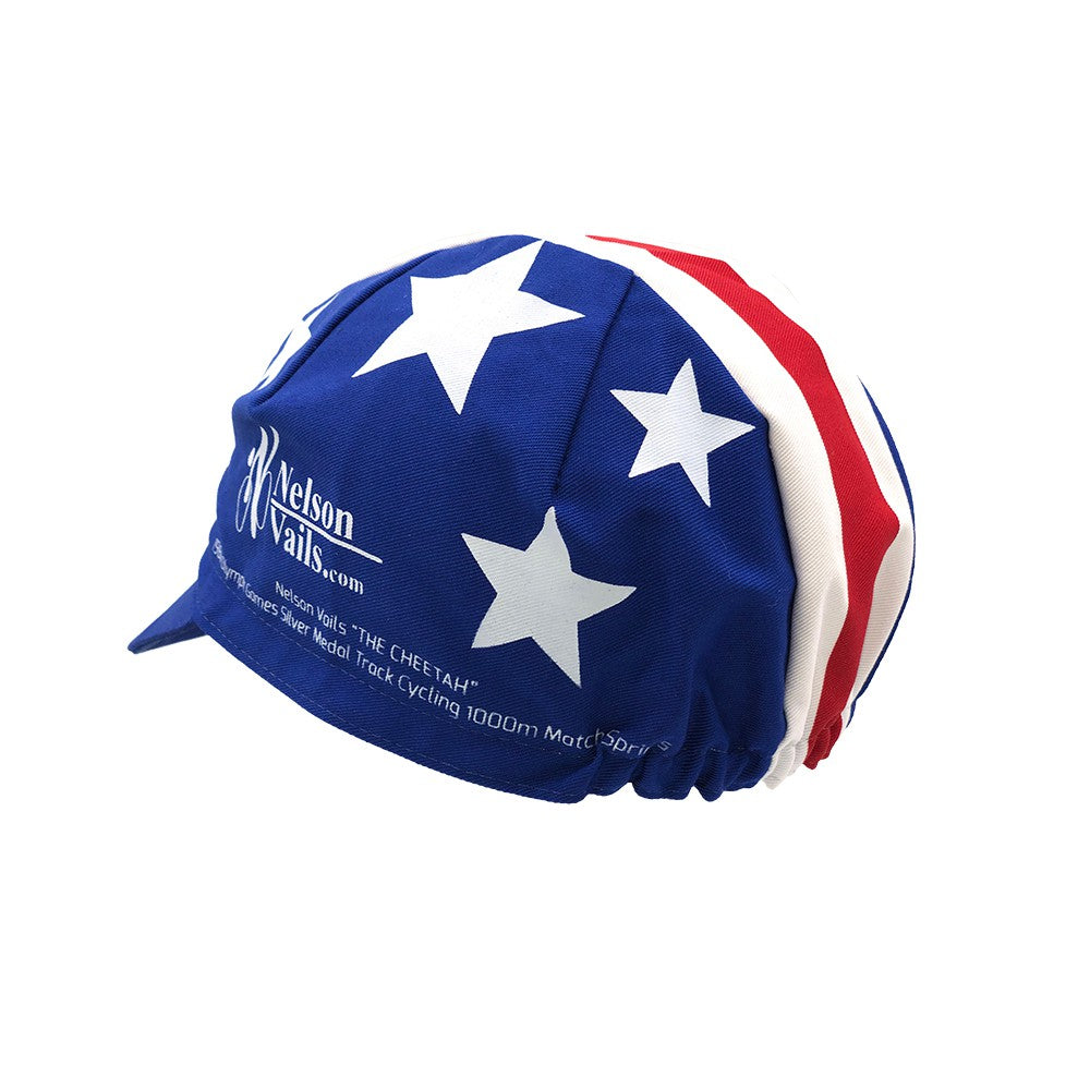 cinelli-rider-collection-casquette-cycliste-nelson-vails-stars-and-stripes image 2