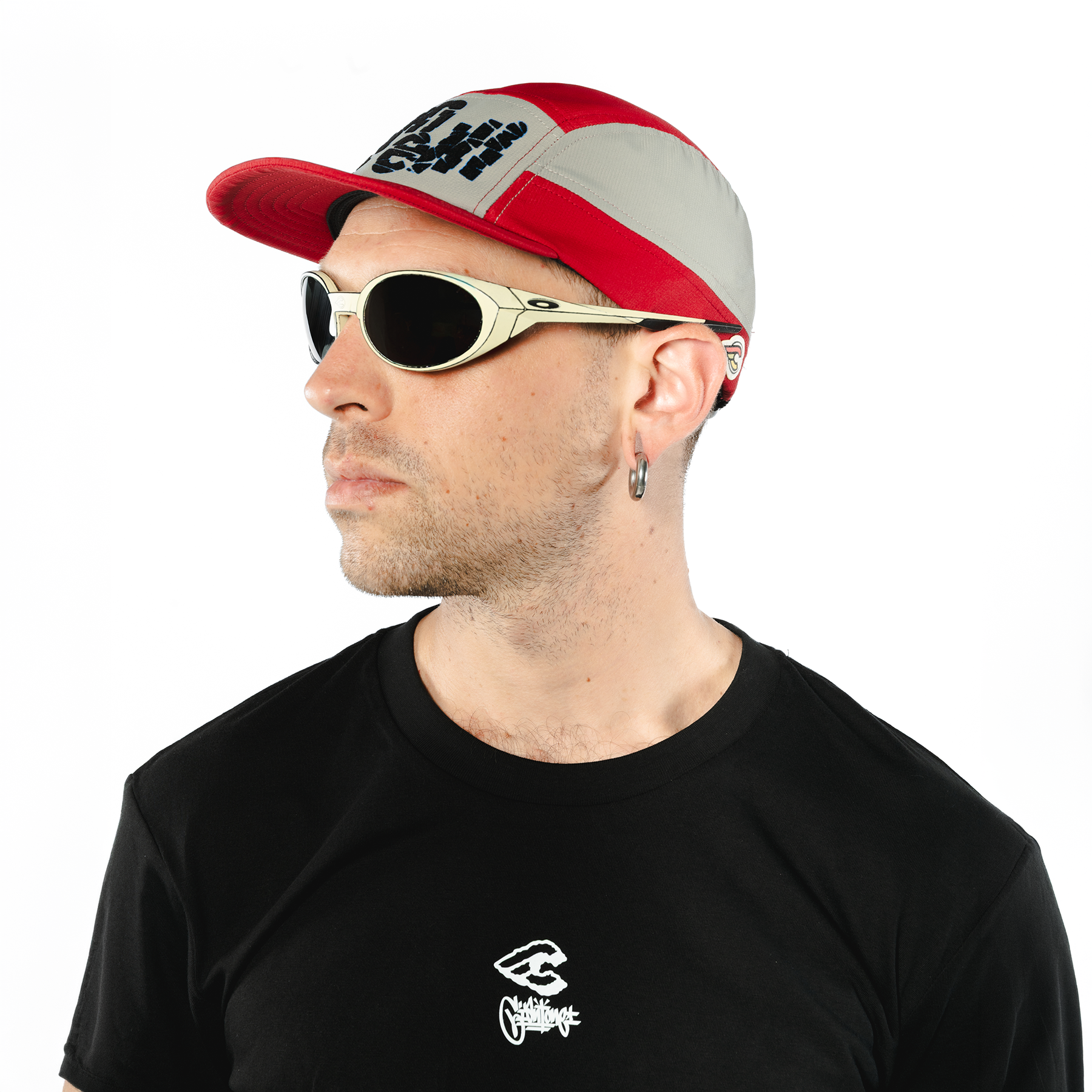 cinelli-tutto-tech-cap-broken-up-red-casquette-cycliste image 4