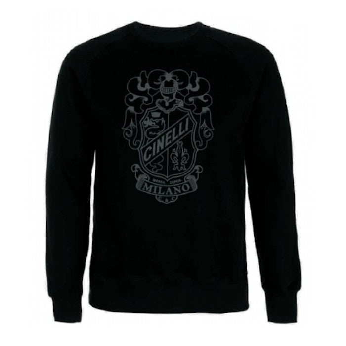 cinelli-crest-black-sweat-crewneck-coton image 1