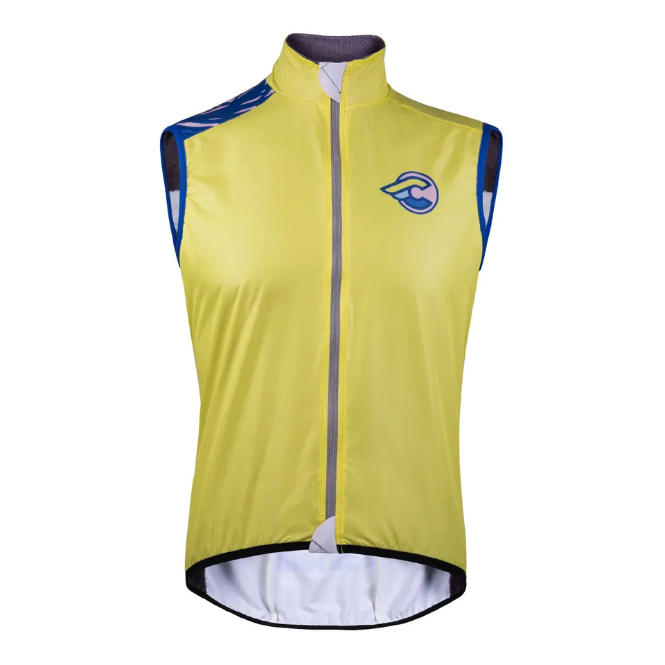 cinelli-winter-vest-tempo-shana-sadeghi-ray-kitten-yellow-gilet-coupe-vent image 1