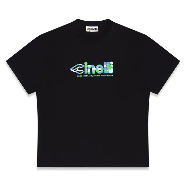 cinelli-global-cycling-t-shirt-coton-bio-noir-made-in-italy image 1
