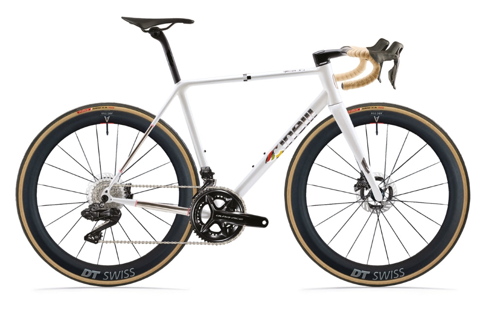 cinelli-speciale-corsa-xcr-v-lo-route-acier-inox-dura-ace-disc-di2 image 1
