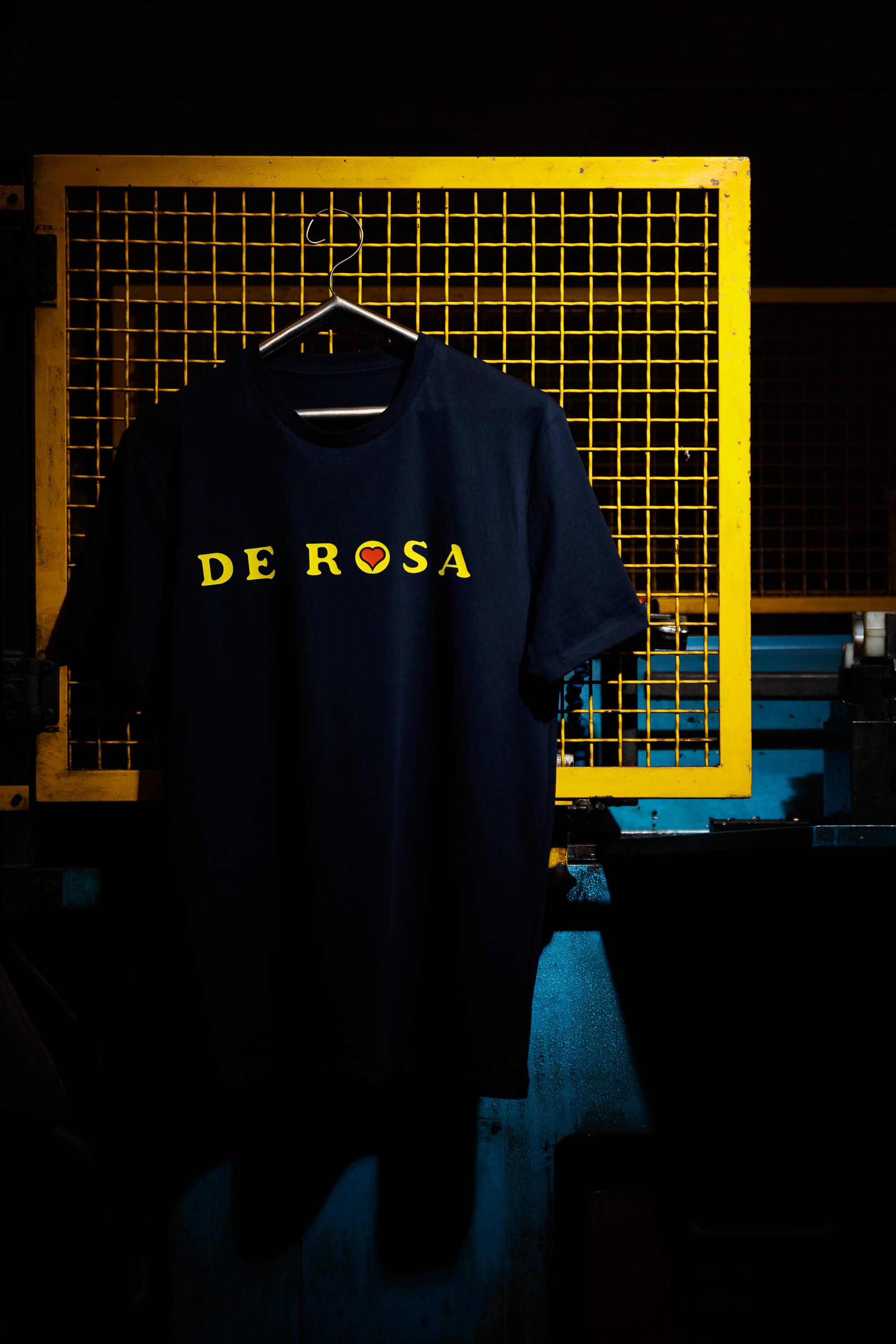 de-rosa-t-shirt-vintage-logo-coton-bio image 4