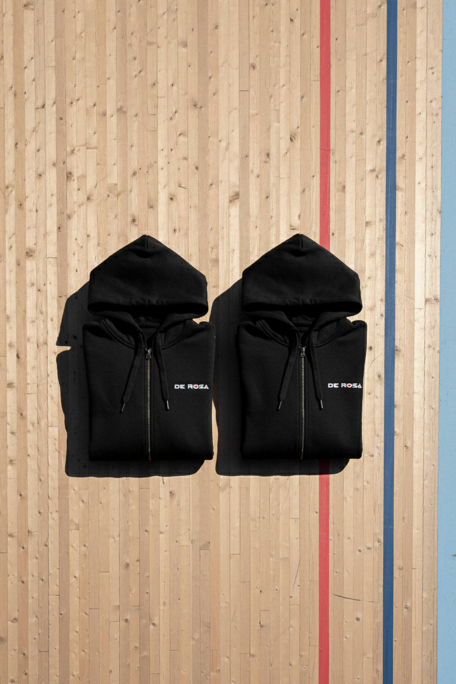 de-rosa-zip-hoodie-sweat-zipp-coton-bio image 6