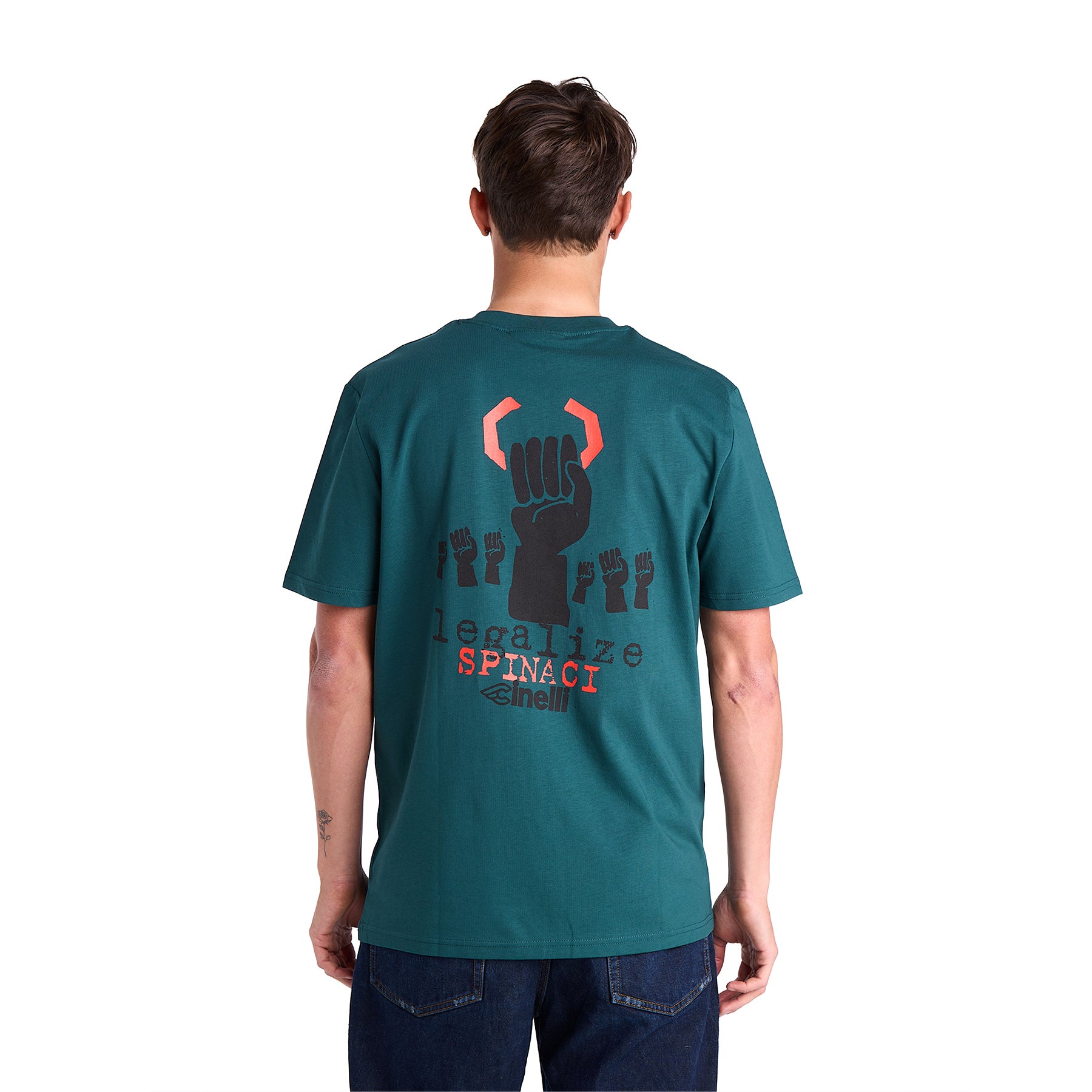 cinelli-legalize-spinaci-t-shirt-green image 2