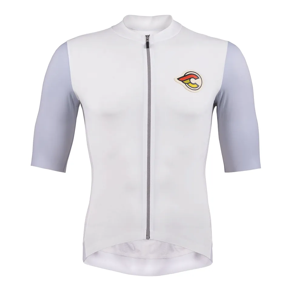 cinelli-maillot-supercorsa-gris-et-cr-me-homme image 1