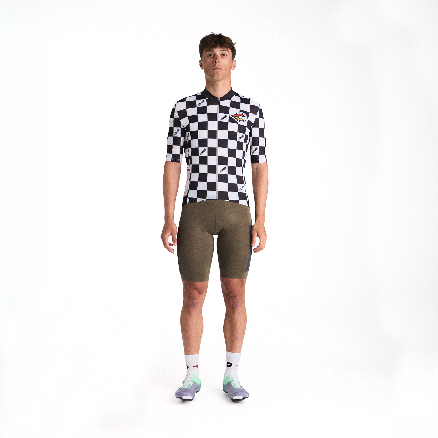 cinelli-tempo-5-maillot-noir-blanc image 3