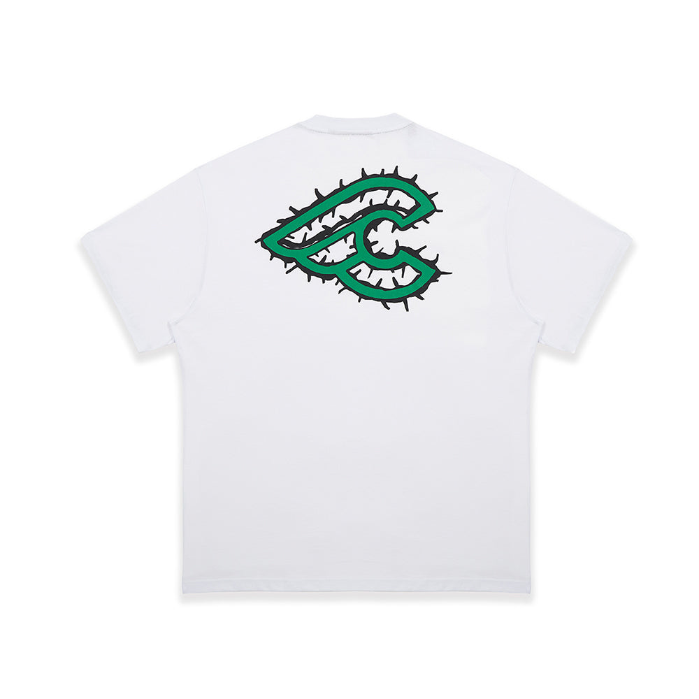cinelli-t-shirt-cactus-white-coton-bio-lourd image 2