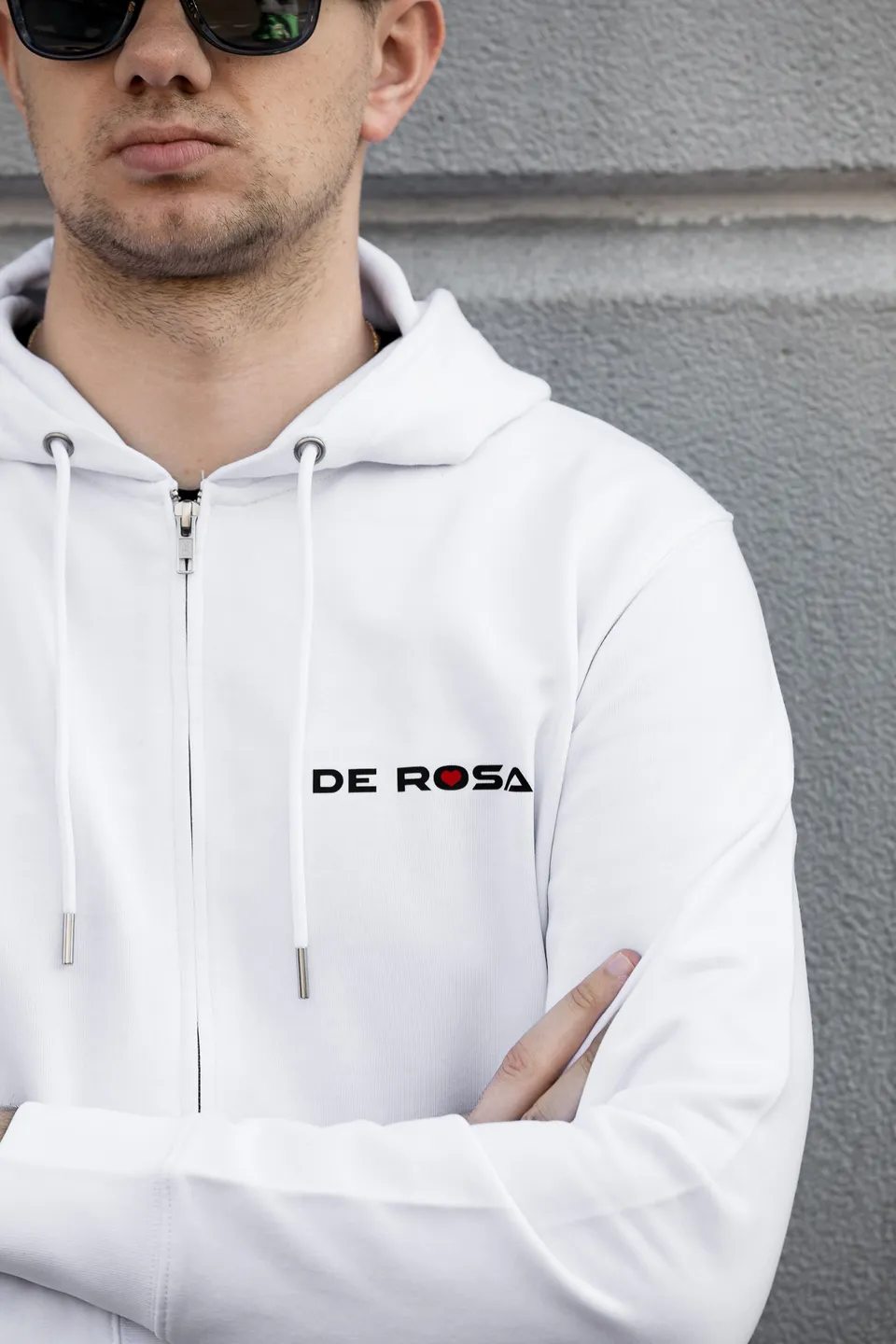 de-rosa-2026-zip-hoodie-coton-320-g-m image 1