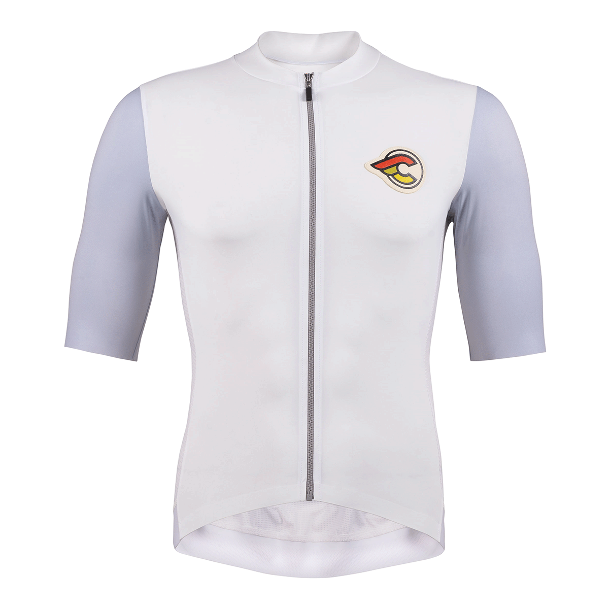 cinelli-maillot-supercorsa-gris-et-cr-me-homme image 1