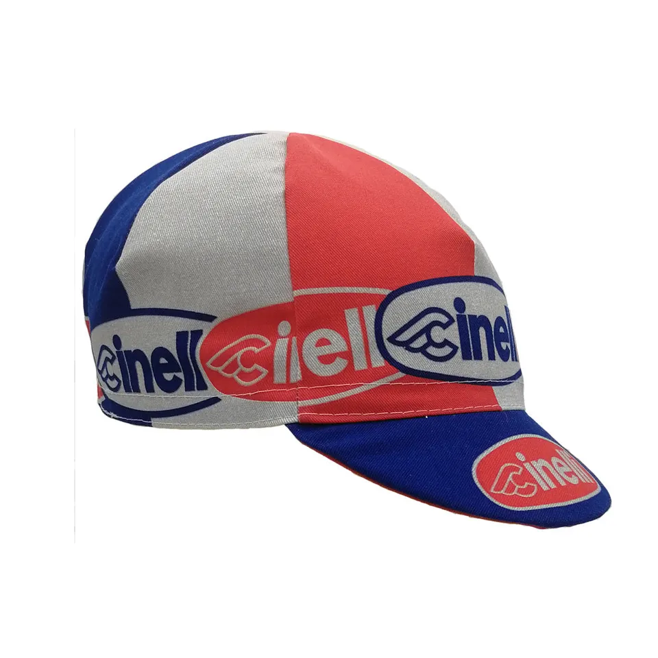 cinelli-cap-oval-red-and-blue-casquette-cycliste-made-in-italy image 1