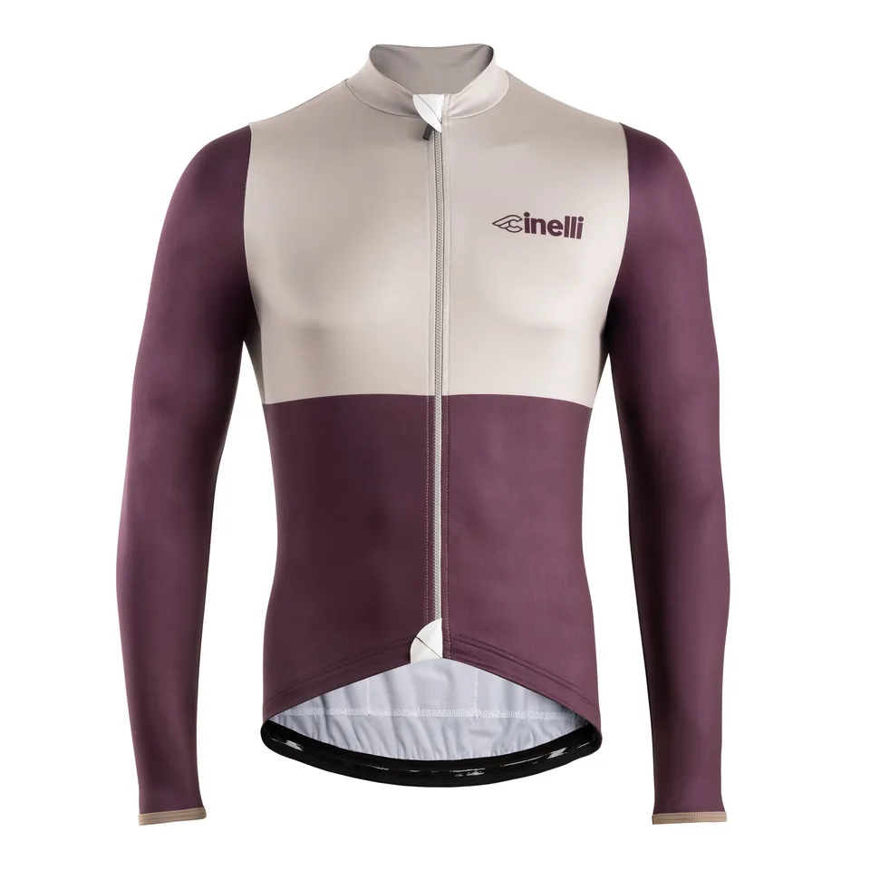cinelli-tempo-maillot-hiver-purple-block image 1