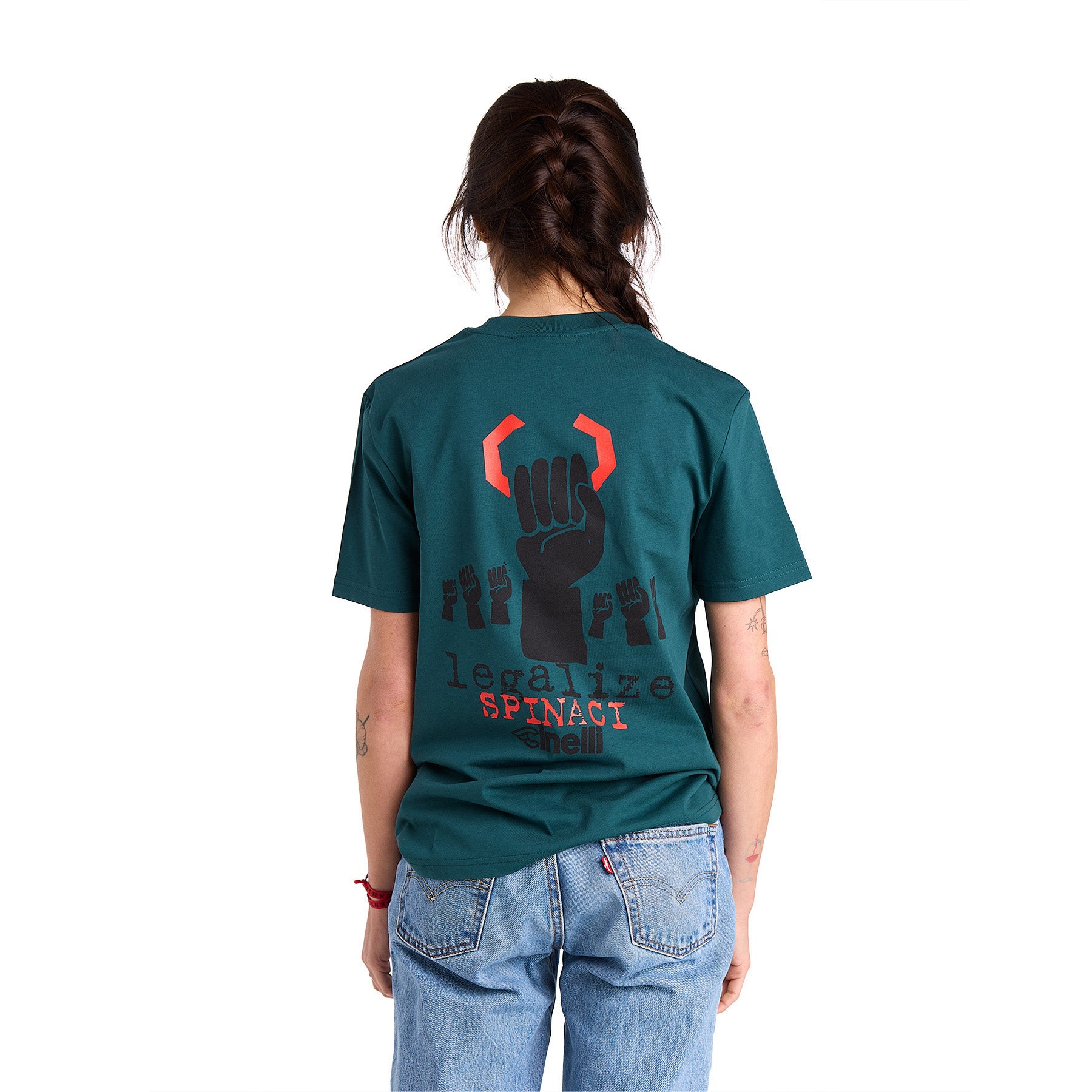 cinelli-legalize-spinaci-t-shirt-green image 4