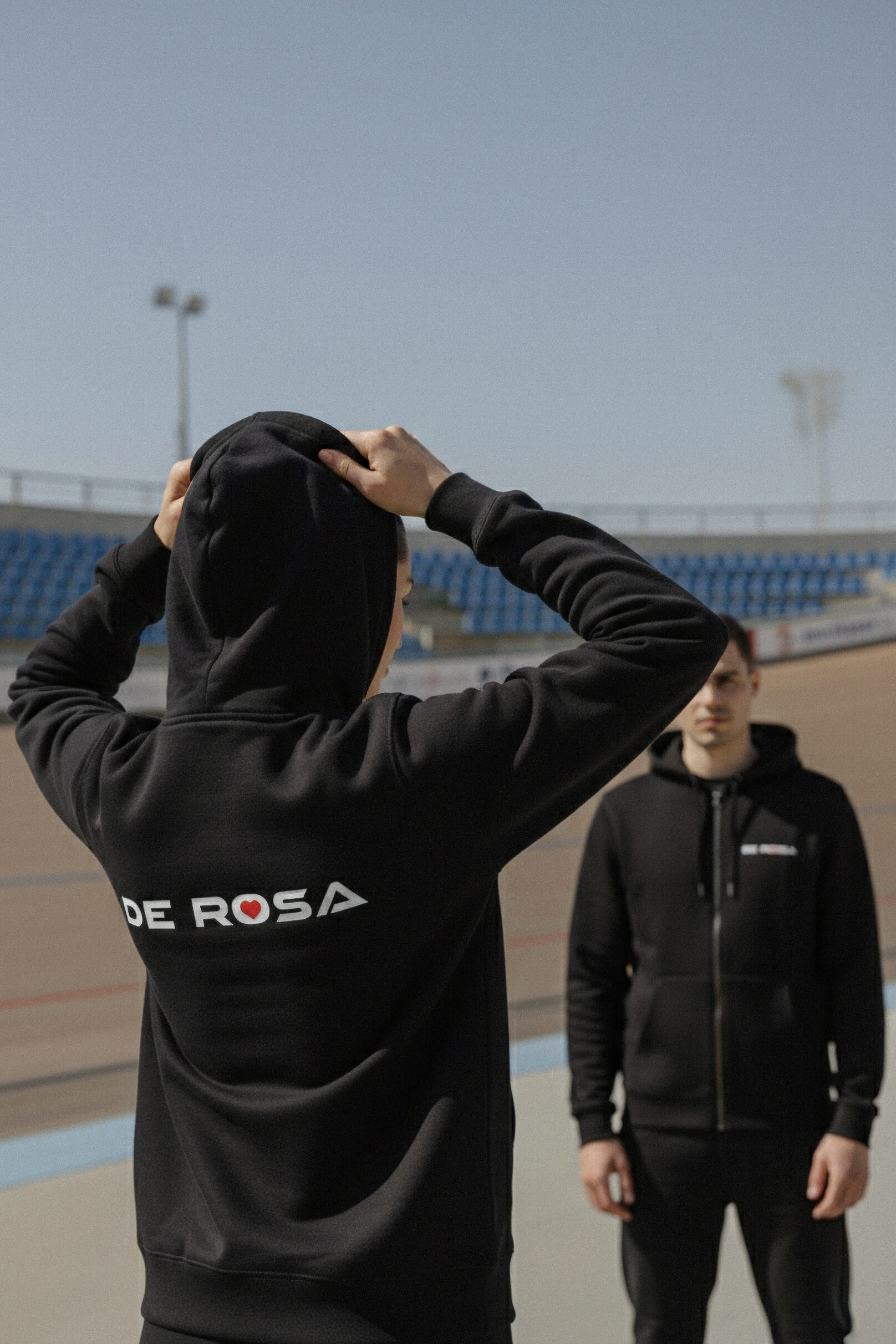 de-rosa-zip-hoodie-sweat-zipp-coton-bio image 3