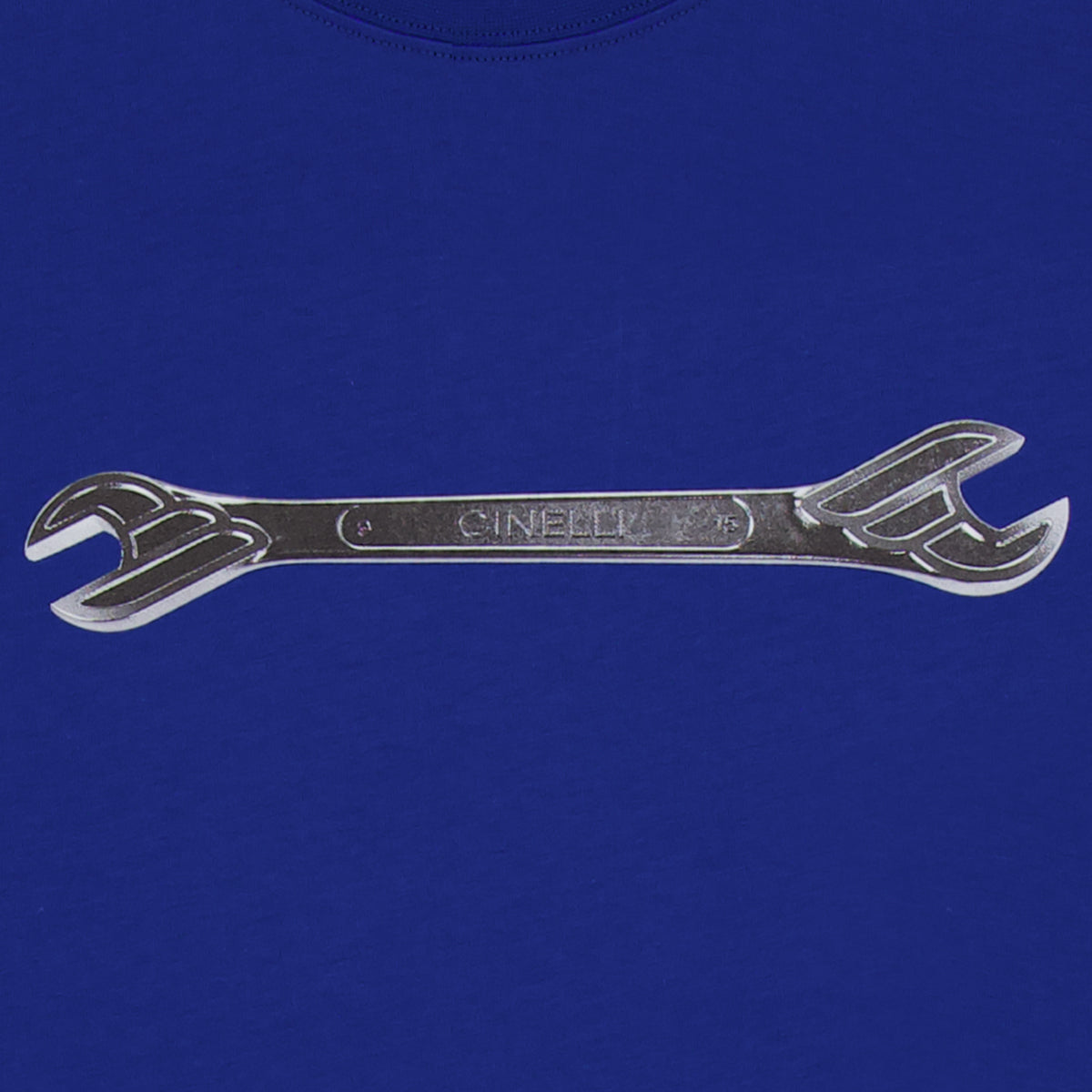 cinelli-winged-wrench-t-shirt-coton-bio-bleu image 2