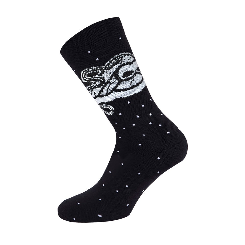 cinelli-mike-giant-black-chaussettes-cyclisme image 3