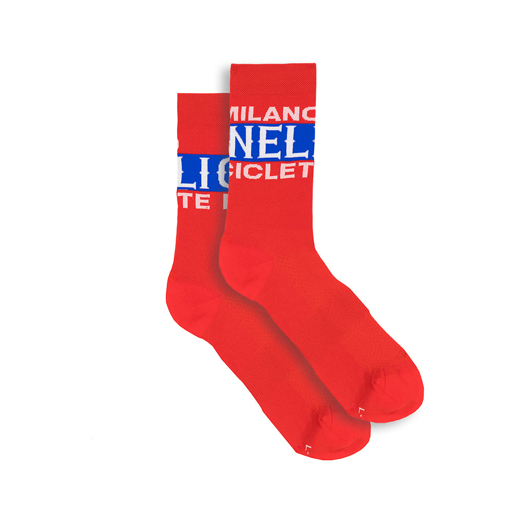 cinelli-socks-targa-red-chaussettes-v-lo-mixtes image 1