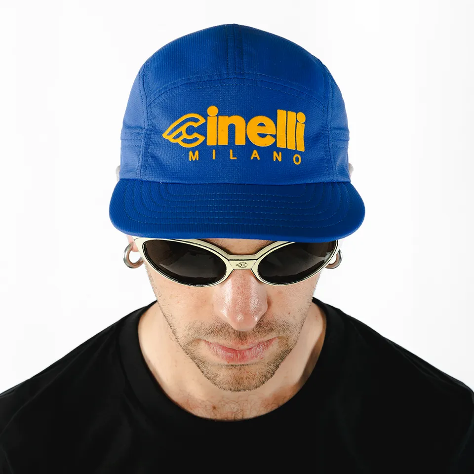 cinelli-tutto-tech-cap-milano-blue-casquette-cycliste-technique image 1