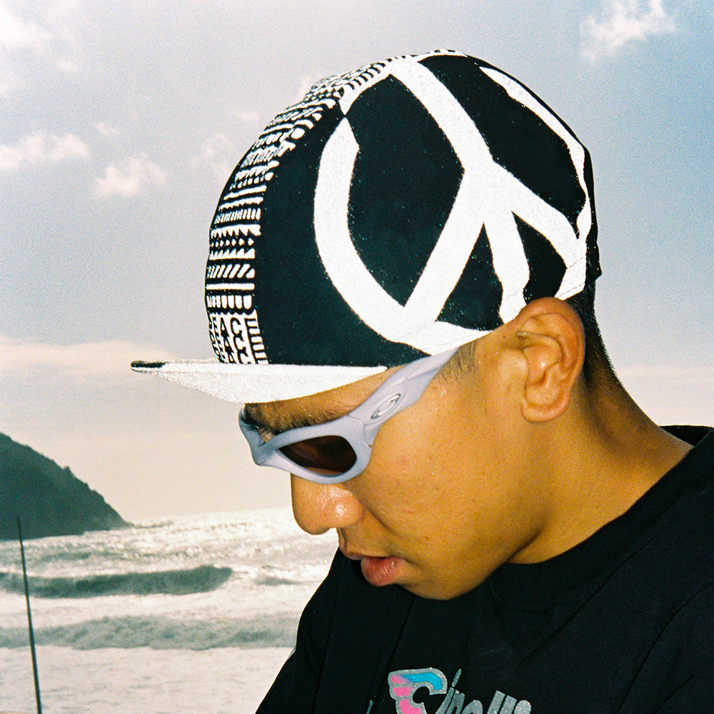 cinelli-cap-peace-black-casquette-cycliste image 5