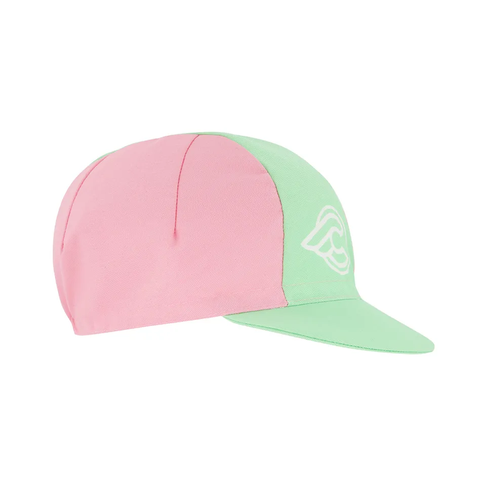 cinelli-cap-winged-c-green-pink-casquette-cycliste image 1