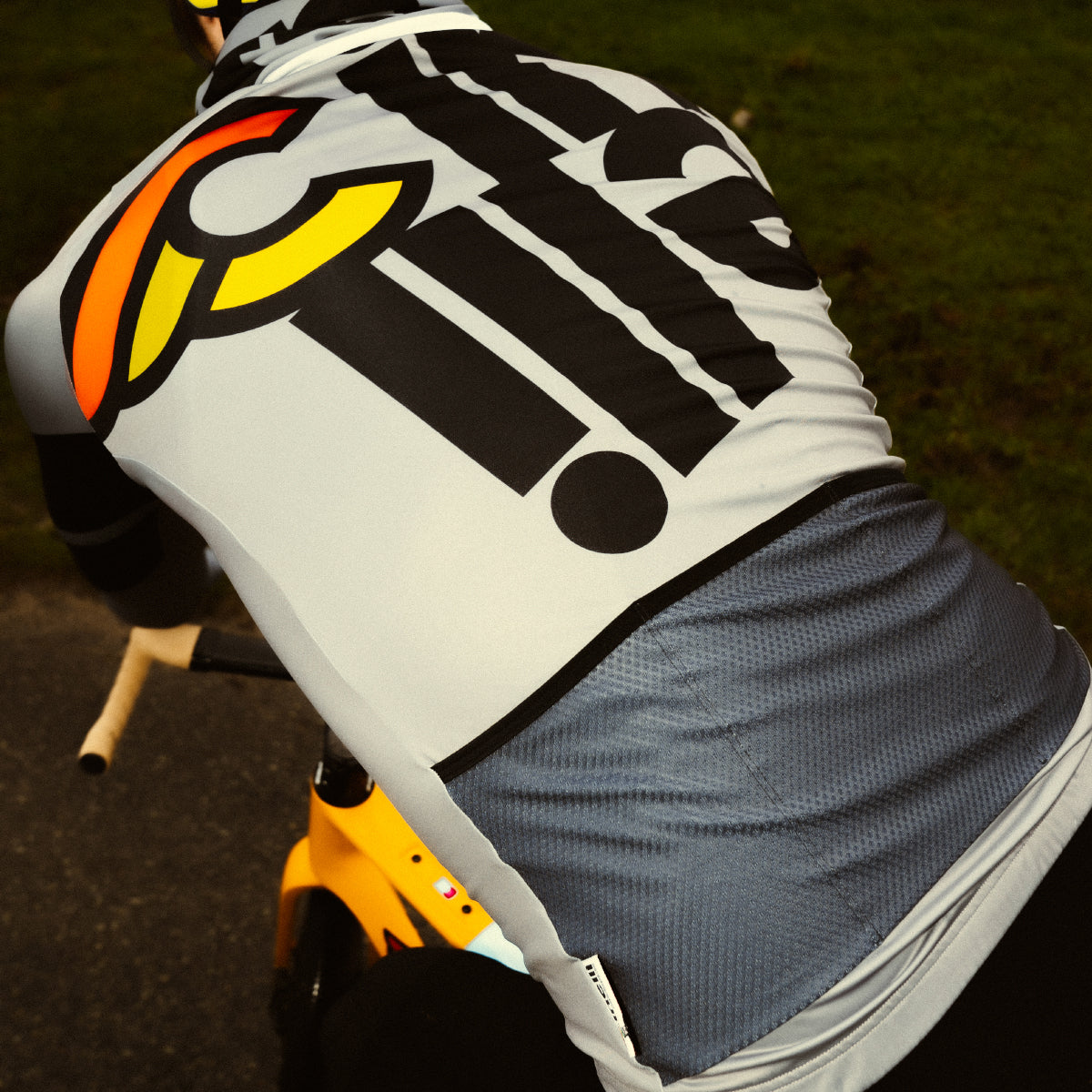 cinelli-tempo-nemo-maillot-manches-longues-hiver-gris-cement image 3