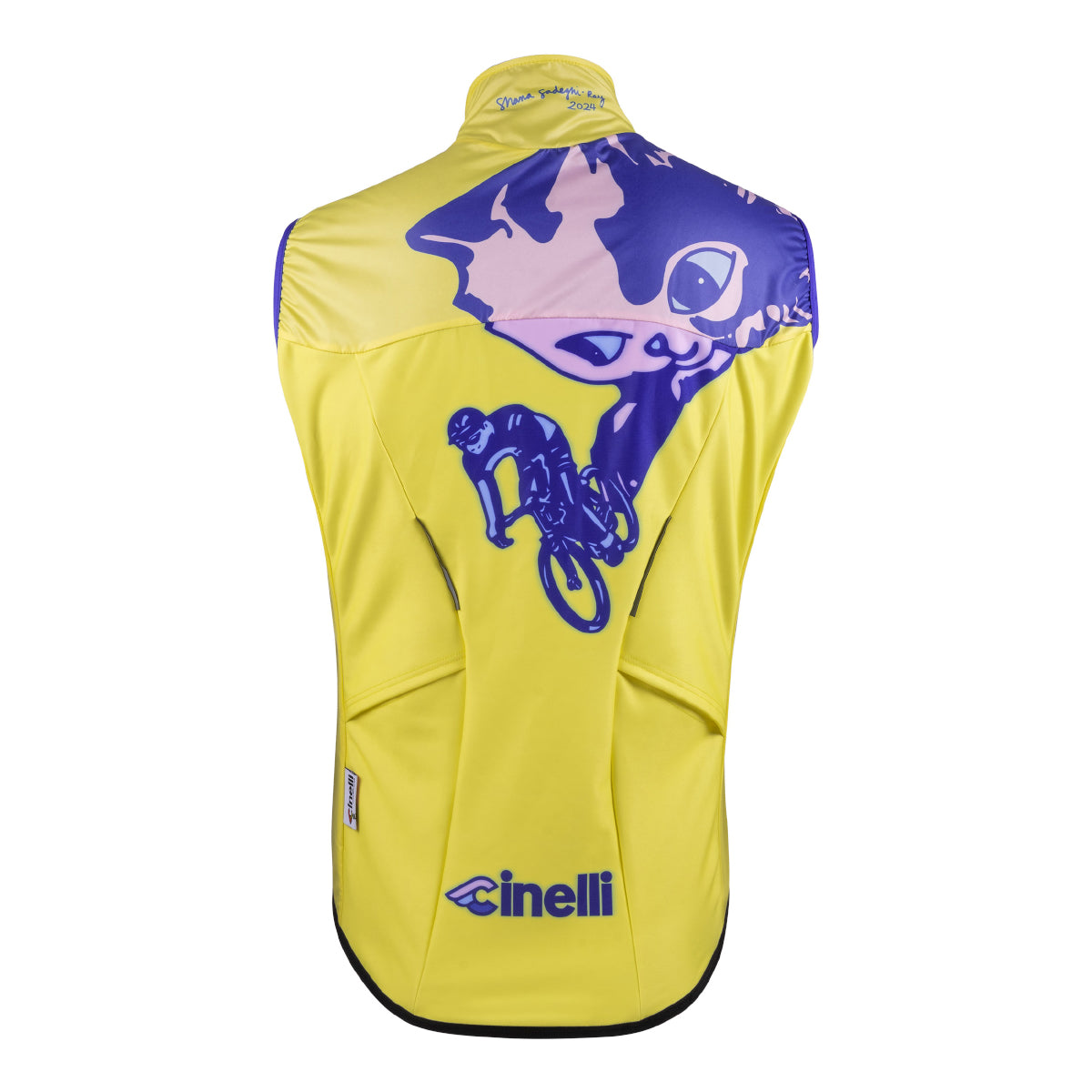 cinelli-winter-vest-tempo-shana-sadeghi-ray-kitten-yellow-gilet-coupe-vent image 2