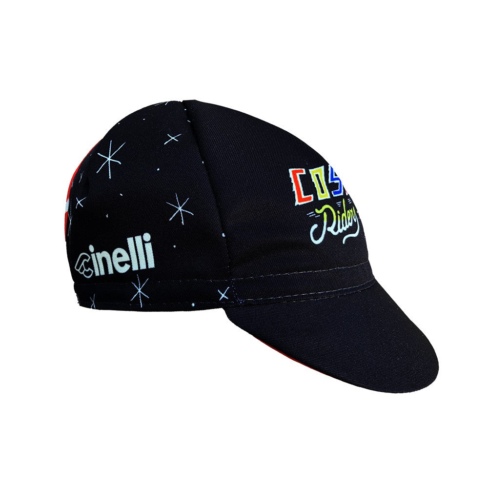 cinelli-cosmic-riders-casquette-v-lo-noir-sergio-mora image 1