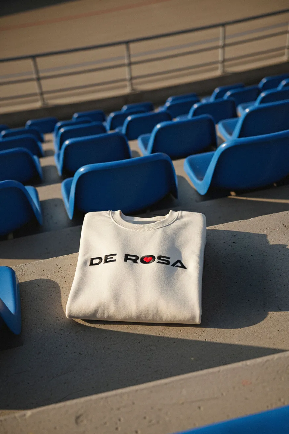 de-rosa-sweatshirt-crewneck-brod-coton-bio image 1
