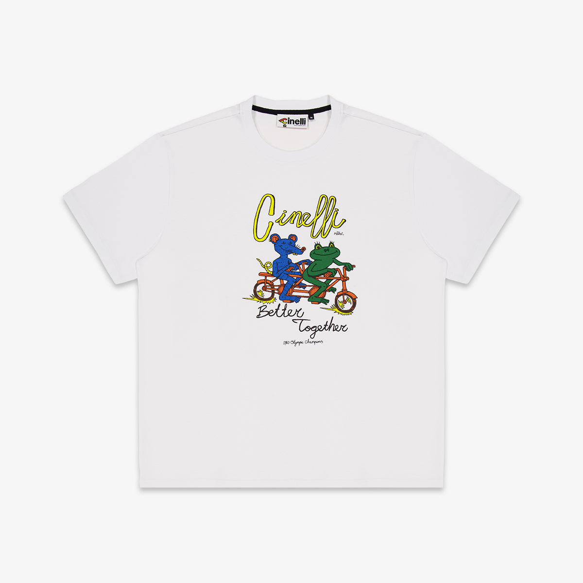 cinelli-melcher-oosterman-better-together-white-t-shirt image 1