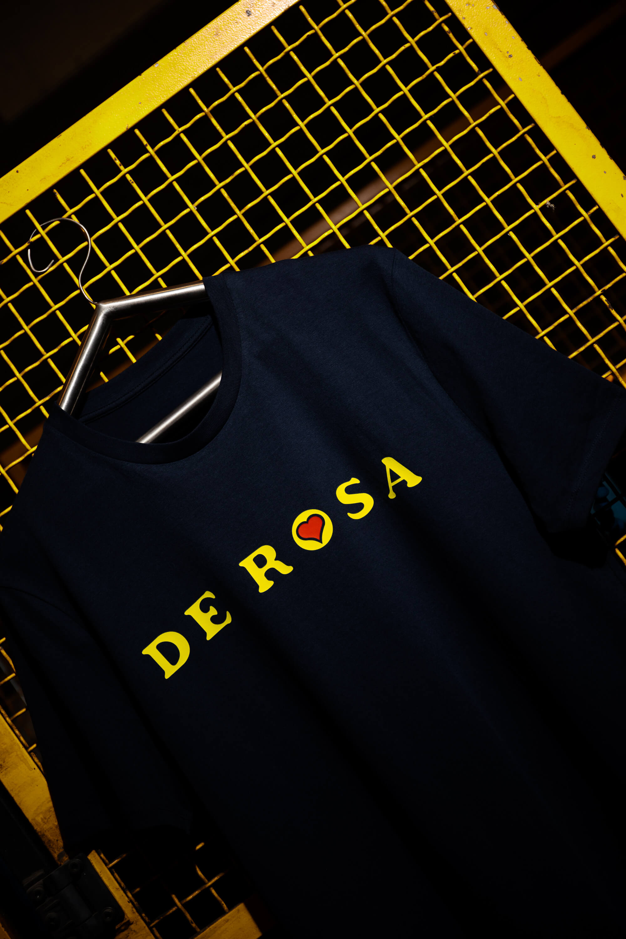 de-rosa-t-shirt-vintage-logo-coton-bio image 3