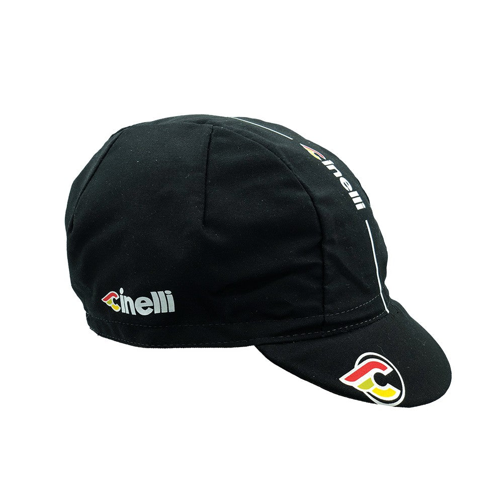 cinelli-supercorsa-cap-black-tie-casquette-cycliste image 1