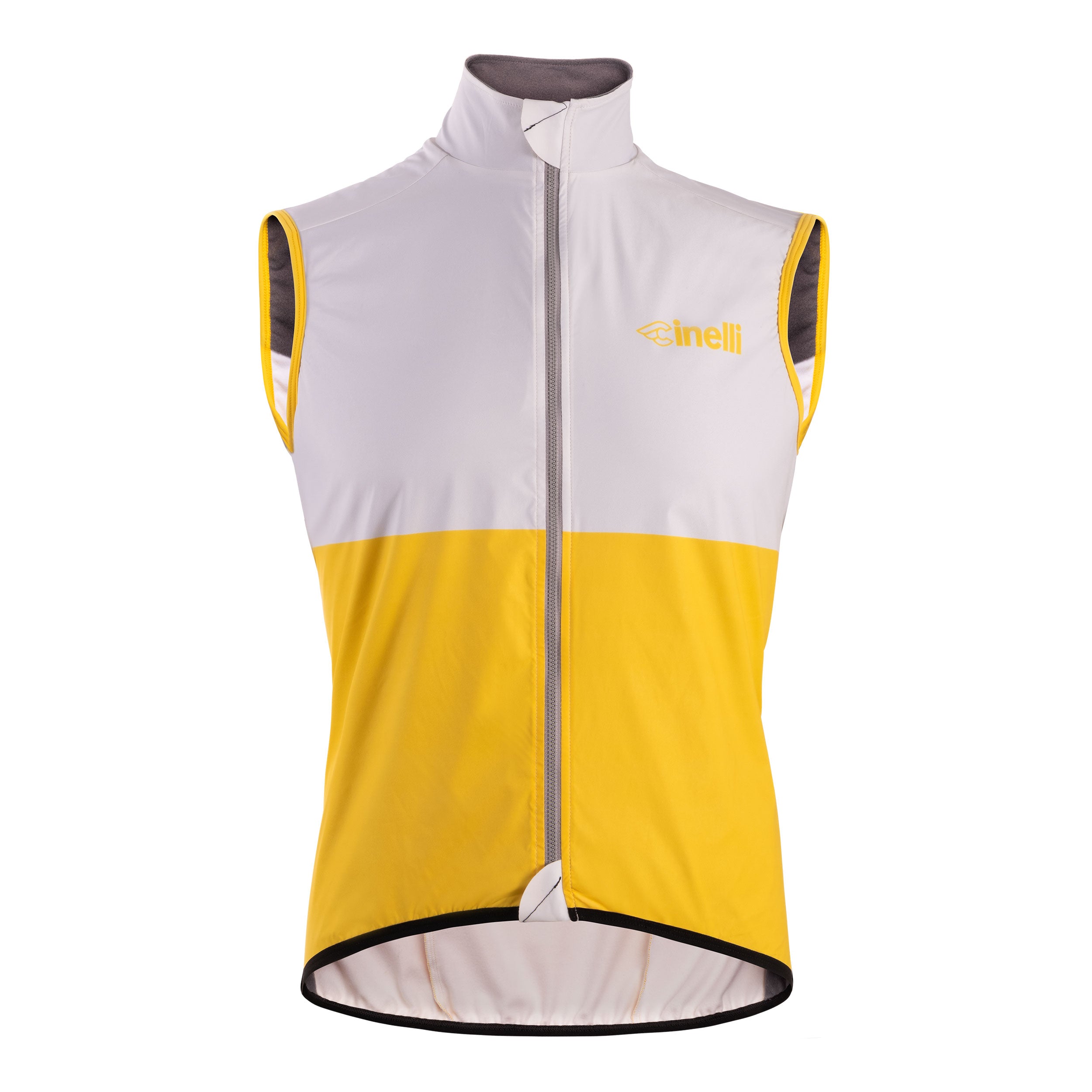 cinelli-tempo-gilet-hiver-coupe-vent-jaune-block image 1