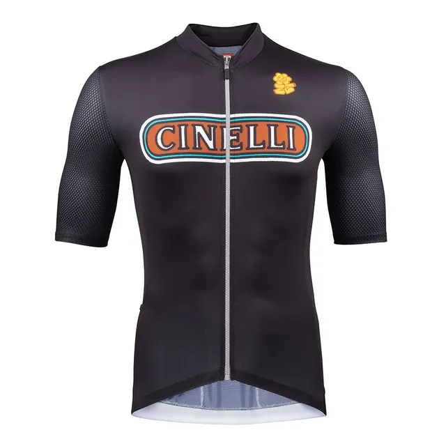 cinelli-tempo-biscia-di-milano-mesh-jersey-noir-maillot-t image 1