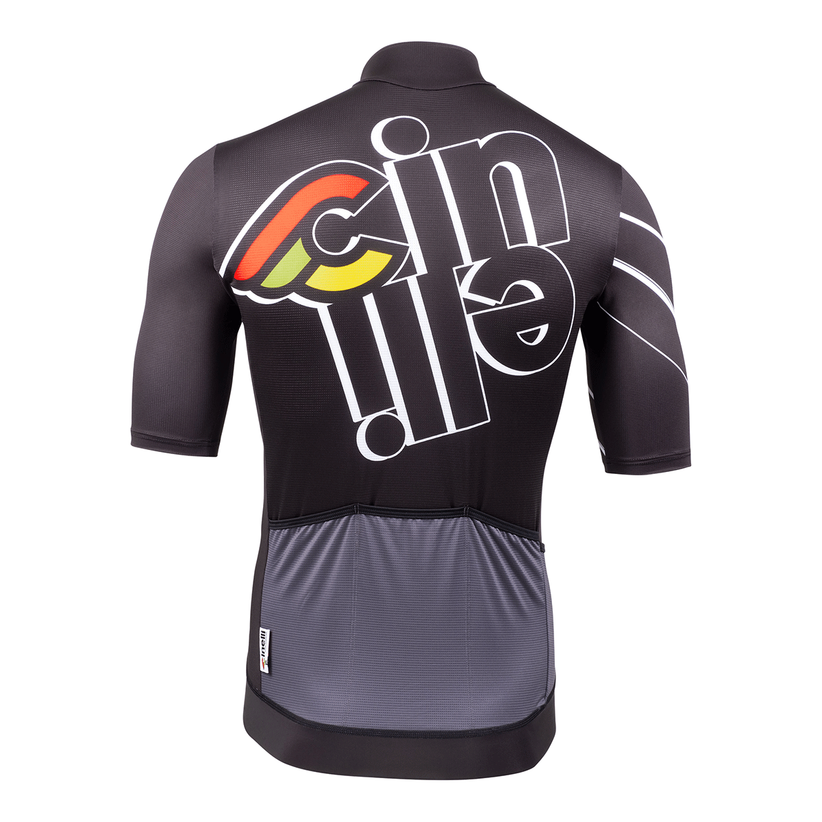 cinelli-tempo-nemo-black-maillot-cyclisme-mesh-homme image 2