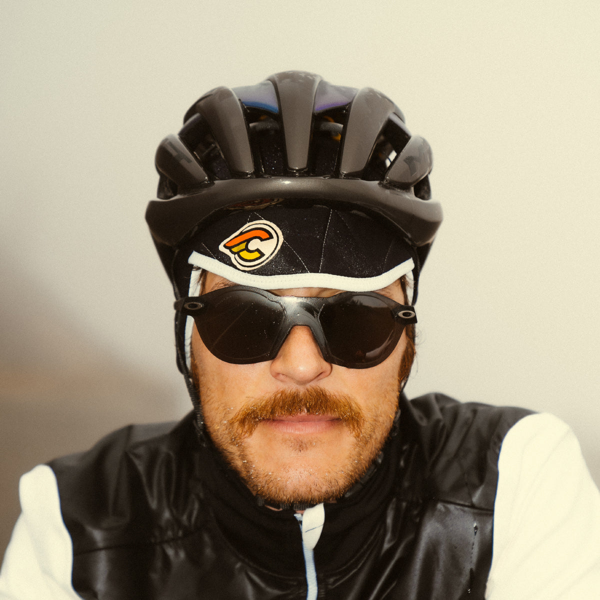cinelli-winter-cap-supercorsa-black-white-casquette-hiver image 2