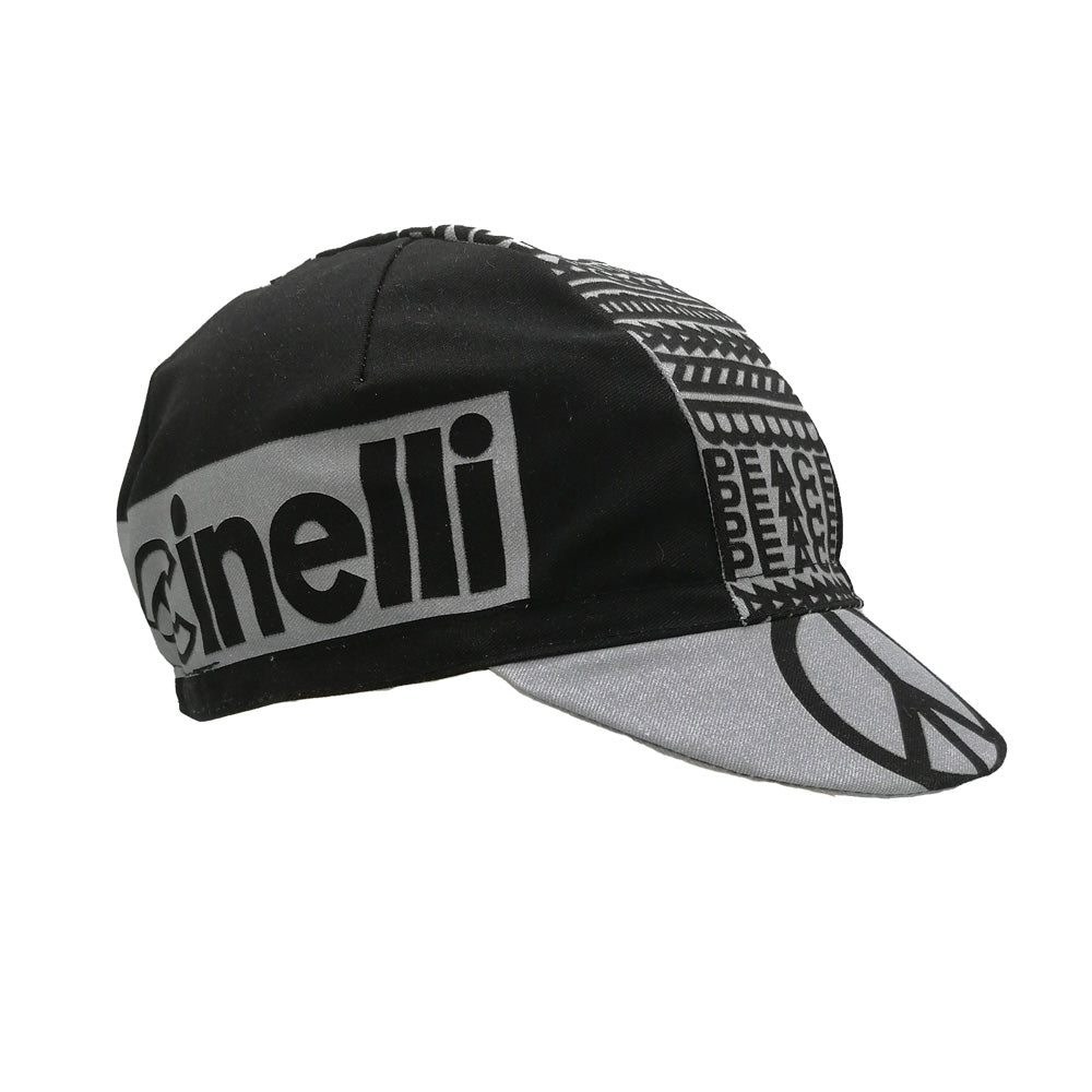 cinelli-cap-peace-black-casquette-cycliste image 1
