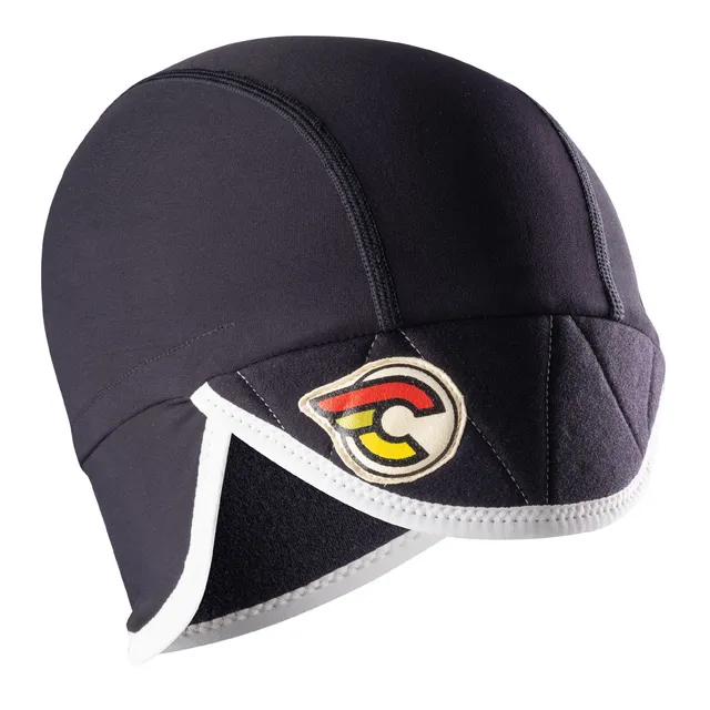 cinelli-winter-cap-supercorsa-black-white-casquette-hiver image 1
