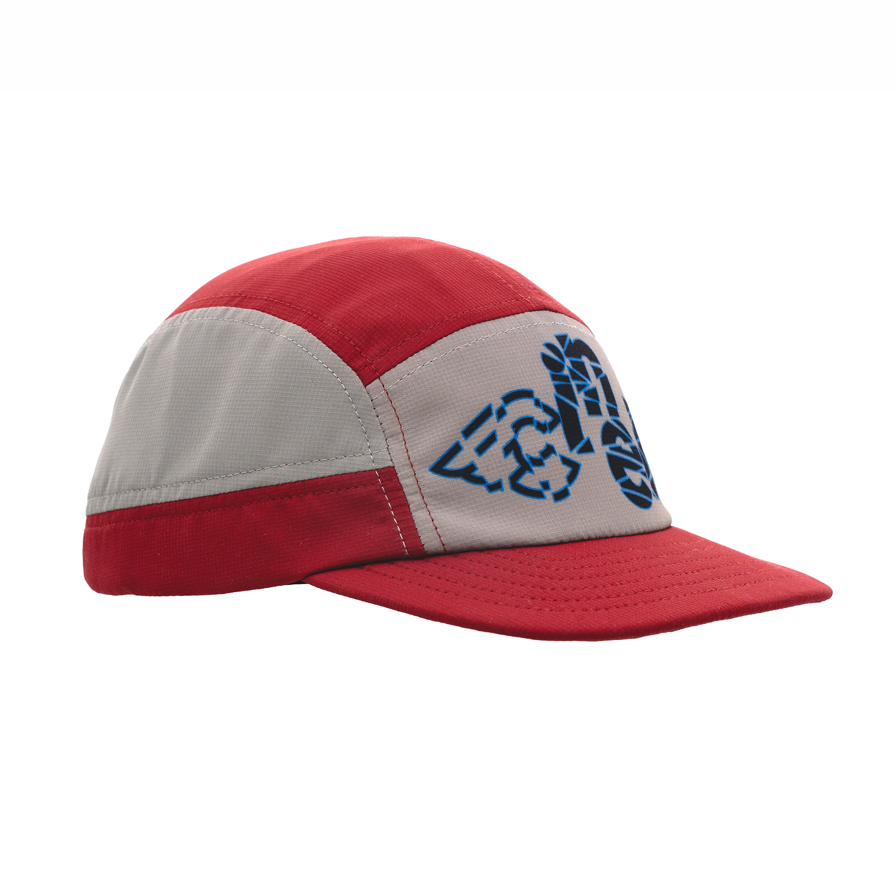 cinelli-tutto-tech-cap-broken-up-red-casquette-cycliste image 6